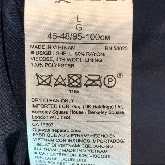 Banana Republic Wool Blend Off Shoulder Bell Sleeve Wool Top - Large - Picture 7 of 9